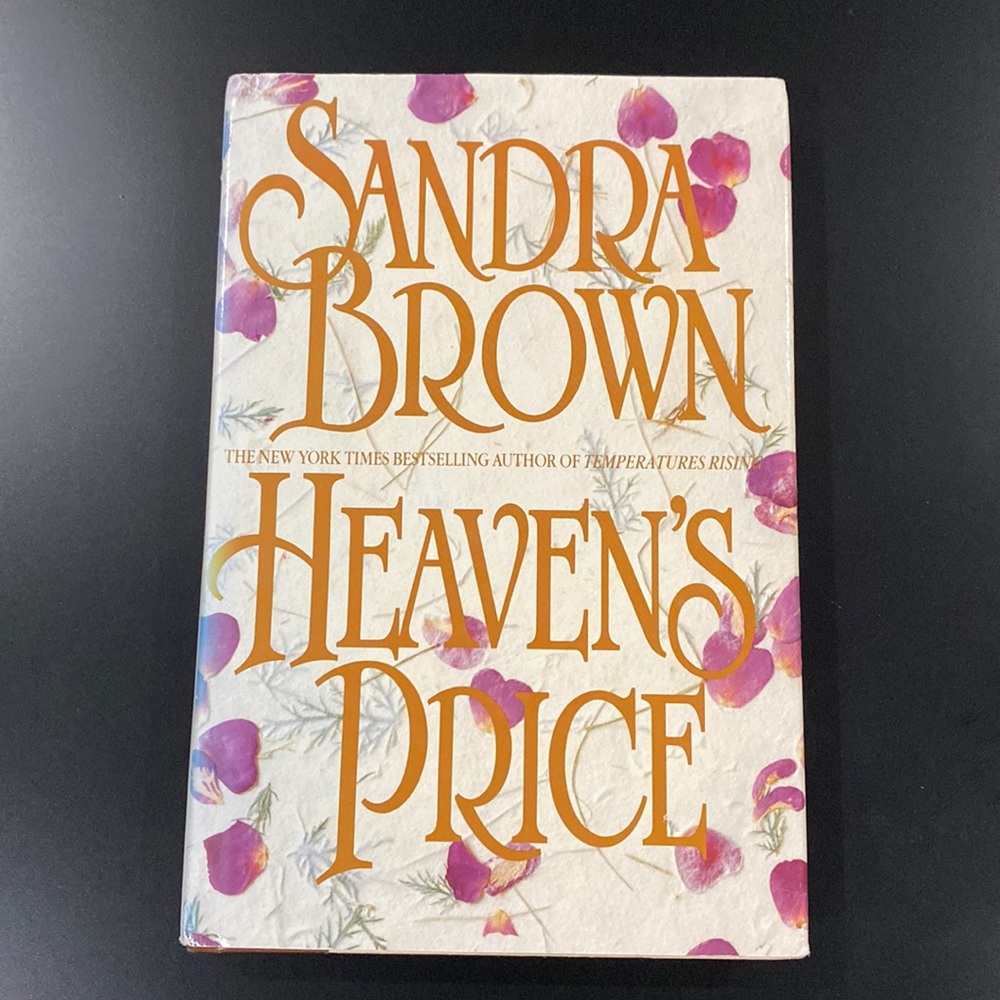 Heaven’s Price by Sandra Brown - Vintage Hardcover Novel